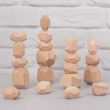 Wooden Balancing Stones