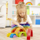 Wooden Rainbow Stacker